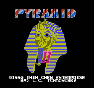 Pyramid II (Homebrew) — Title screen